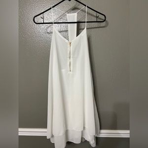 White spaghetti strap beach dress size s/m